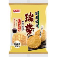 天乃屋 歌舞伎揚 瑞夢しょうゆ味７枚   ×12の画像