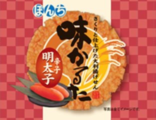 ぼんち １枚味かるた 辛子明太子 ×20の画像