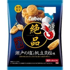 カルビー 絶品えびせん 瀬戸の塩と帆立貝柱味６０ｇ  ×12の画像
