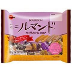 ブルボン ミニルマンド キャラメル＆ココア１６１ｇ   ×12の画像