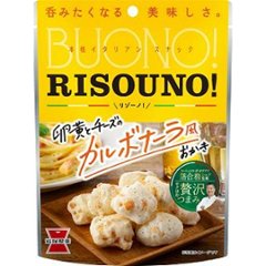 岩塚製菓 ＲＩＳＯＵＮＯ！ カルボナーラ風３６ｇ ×12の画像
