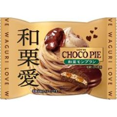 ロッテ チョコパイ和栗モンブラン個売り １個  ×6の画像