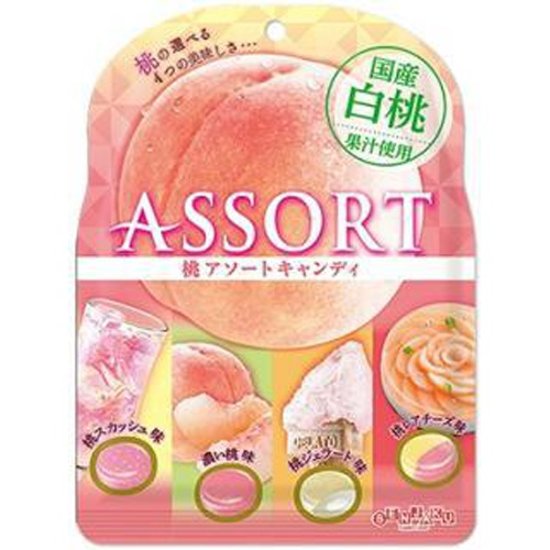 扇雀飴 桃アソートキャンディ８５ｇ ×10画像