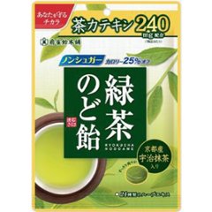 扇雀飴 緑茶のど飴８０ｇ ×20の画像
