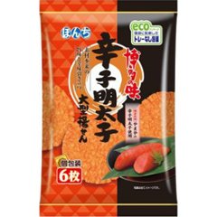 ぼんち ６枚辛子明太子大型揚げせん  ×12の画像