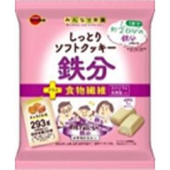 ブルボン しっとりソフトクッキー鉄分 ２９３ｇ ×12の画像