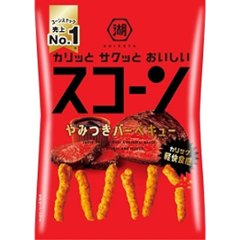湖池屋 スコーン やみつきバーベキュー７３ｇ  ×12の画像