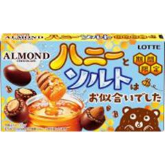 ロッテ アーモンドチョコレートハニーソルト ８１ｇ ×10の画像