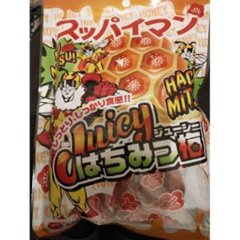 上間 スッパイマンジューシーはちみつ梅７２ｇ ×120の画像