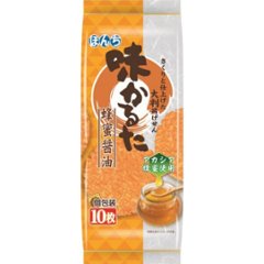 ぼんち １０枚味かるた蜂蜜醤油 ×10の画像