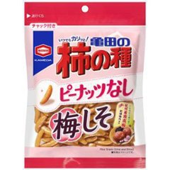 亀田製菓 柿の種 ピーナッツなし梅しそ９１ｇ ×12の画像