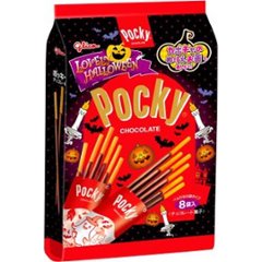 グリコ ハロウィーンポッキーチョコレート８袋  ×6の画像