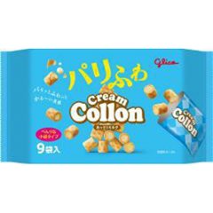 グリコ クリームコロン あっさりミルク９袋   ×12の画像