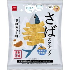 おやつカンパニー 素材市場 さばのスナックさばカレー６１ｇ  ×12の画像