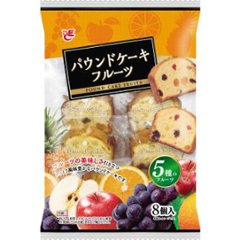 エース パウンドケーキフルーツ１個 ×8の画像