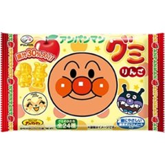 不二家 アンパンマングミ りんご６粒 ×20の画像