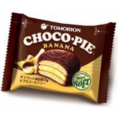 トモリオン チョコパイ バナナ３９ｇ ×72の画像