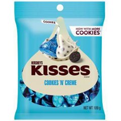 ハーシー キスチョコクッキー＆クリームペグ１０９ｇ ×24の画像