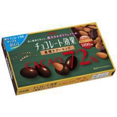明治 チョコレート効果カカオ７２％アーモンド８１ｇ ×80の画像