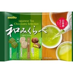 名糖 日本茶チョコレート和みくらべ１１１ｇ  ×18の画像