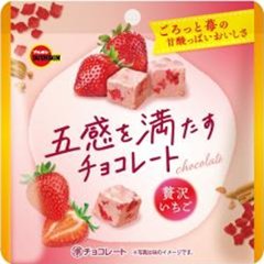 ブルボン 五感を満たすチョコレート贅沢いちご３８ｇ  ×120の画像