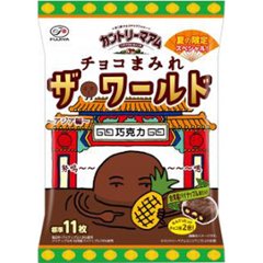 不二家 カントリーチョコまみれアジア編 １１２ｇ   ×18の画像