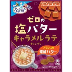 味覚糖 ゼロの塩バターキャラメルラテキャンディ ×72の画像