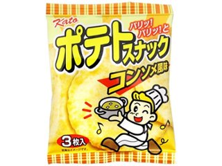 やおきん ポテトスナック コンソメ風味３枚  ×20 【全国送料込】(沖縄・離島除く)の画像