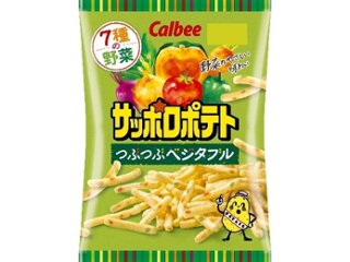 カルビー サッポロポテト つぶつぶベジタブル７２ｇ   ×12 【全国送料込】(沖縄・離島除く)の画像