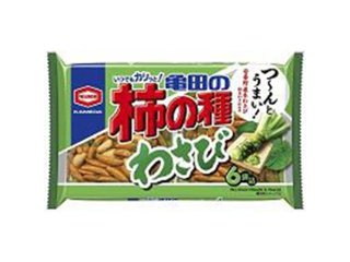 亀田 柿の種わさび ６袋詰１６４ｇ ×12 【全国送料込】(沖縄・離島除く)の画像