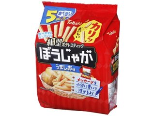 東ハト ５Ｐぼうじゃが うましお味１５ｇ×５袋 ×12 【全国送料込】(沖縄・離島除く)の画像