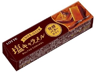 ロッテ 塩キャラメル発酵バター仕立て １０粒 ×10 【全国送料込】(沖縄・離島除く)の画像