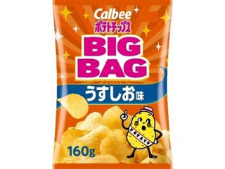 カルビー ビッグバッグ うすしお味１６０ｇ ×12 【全国送料込】(沖縄・離島除く)の画像