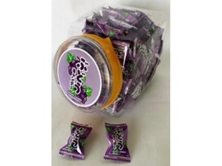 キッコー製菓 ポットぶどうキャンデー１個  ×100 【全国送料込】(沖縄・離島除く)の画像