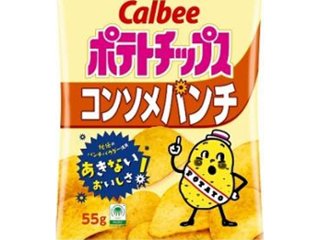 カルビー ポテト コンソメパンチ５５ｇ  ×16 【全国送料込】(沖縄・離島除く)の画像