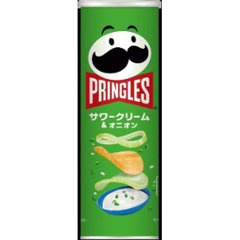 プリングルズ サワークリーム＆オニオンＭ缶１０５ｇ  ×8の画像