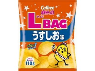 カルビー ポテトＬサイズＢＡＧうすしお味１１８ｇ ×12 【全国送料込】(沖縄・離島除く)の画像