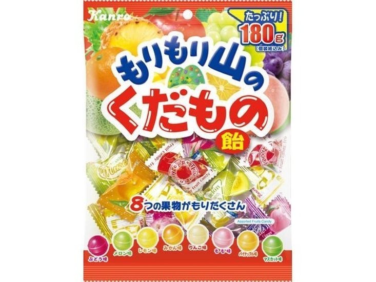 カンロ もりもり山のくだもの飴１８０ｇ ×6 【全国送料込】(沖縄・離島除く)画像