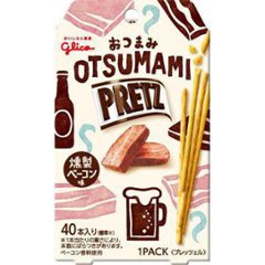 グリコ おつまみプリッツ 燻製ベーコン味２４ｇ ×14の画像