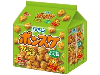 ぼんち ５パックポンスケのり１２５ｇ ×10 【全国送料込】(沖縄・離島除く)の画像