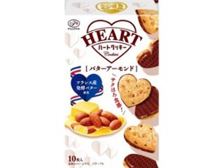 不二家 ハートクッキー バターアーモンド１０枚   ×5 【全国送料込】(沖縄・離島除く)の画像