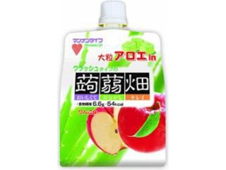 マンナンＬ 大粒アロエｉｎクラッシュ蒟蒻畑りんご味   ×6 【全国送料込】(沖縄・離島除く)の画像