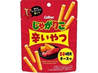 カルビー じゃがりこ辛いやつ 旨辛明太チーズ３８ｇ ×12 【全国送料込】(沖縄・離島除く)の画像