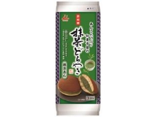 井村屋 あんこたっぷり和菓子屋の抹茶どら焼き ３個   ×6 【全国送料込】(沖縄・離島除く)の画像