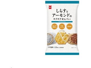 岩塚製菓 しらすとアーモンドのサクサクせんべい ２０枚 ×12 【全国送料込】(沖縄・離島除く)の画像