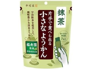 井村屋 片手で食べられる小さなようかん 抹茶７本   ×16 【全国送料込】(沖縄・離島除く)の画像