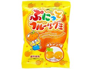 やおきん ぷにっとフルーツグミオレンジ味 ×24 【全国送料込】(沖縄・離島除く)の画像
