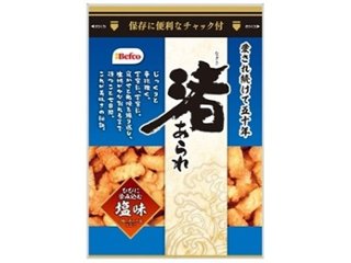 栗山米菓 ９０ｇ渚あられ塩味  ×12 【全国送料込】(沖縄・離島除く)の画像
