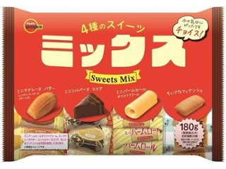 ブルボン ４種のスイーツミックス１８０ｇ   ×6 【全国送料込】(沖縄・離島除く)の画像