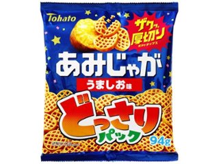 東ハト どっさりパックあみじゃがうましお味９４ｇ ×20 【全国送料込】(沖縄・離島除く)の画像